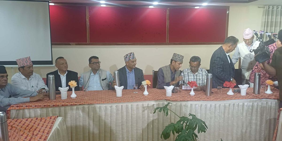 धवलशम्शेरको नेतृत्वमा १८३ नेताहरूले गरेर राप्रपाबाट सामूहिक राजीनामा